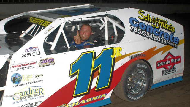 It's all smiles for Randal Schiffelbein Jr. (Reed Bros. Racing Photos)